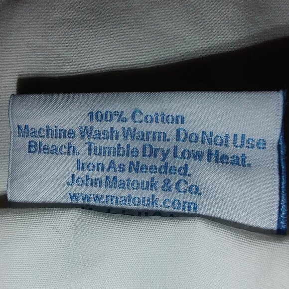 MATOUK MERIDIAN STD SHAMS IVORY100% COTTON PERCALE 350TC BRONZE BANDING 26 x 31 - Picture 5 of 5